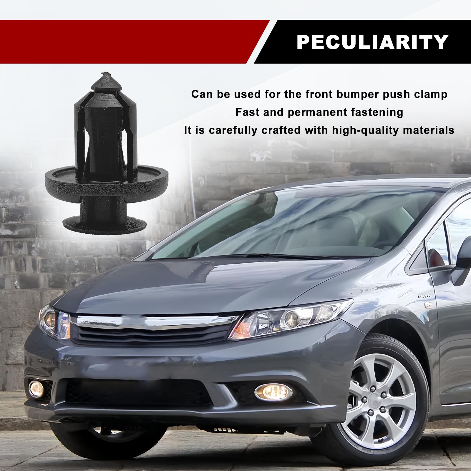 91503-SZ3-003 Front Bumper Retainer Clips Fit for Honda and Acura