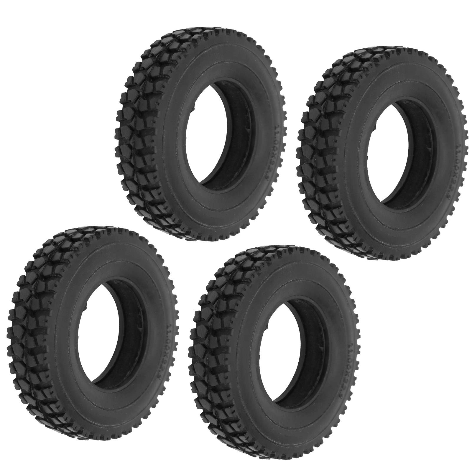 Pneumatico Schiacciato da 20 Mm di Larghezza per Trattore Camion 1/14 RC Auto - Pneumatici in Gomma RC 1/14 Camion, Ruote e Pneumatici