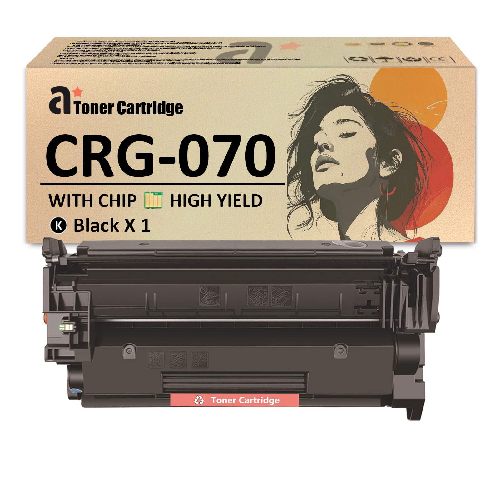 Amazon.com: ADFZAT CRG-070 Toner Cartridge Replacement for Canon