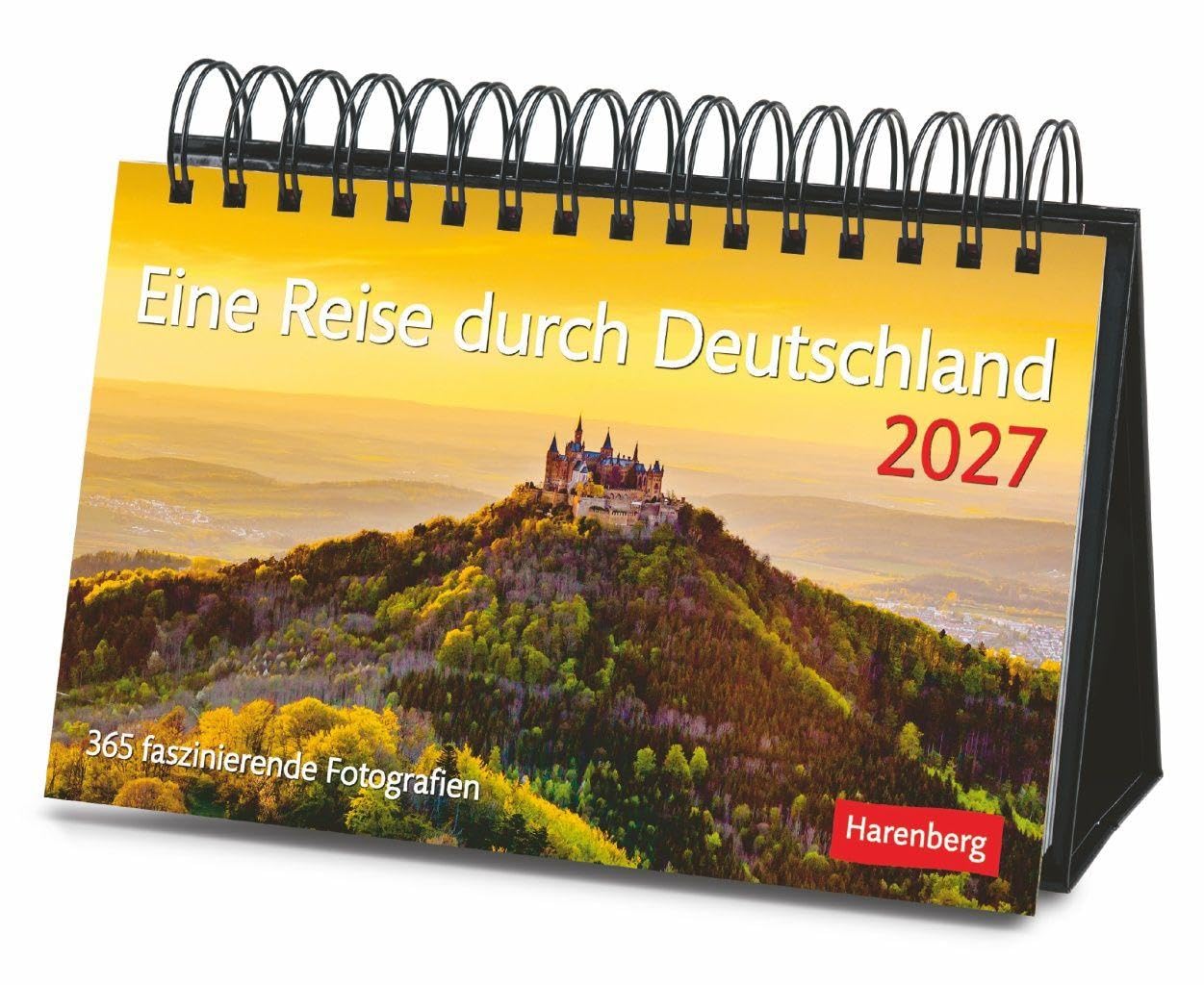 Eine Reise durch Deutschland Premiumkalender 2027 - 365 faszinierende Fotografien: Tages-Tischkalender zum Umklappen, mit faszinierenden Eindrücken ... Hochwertiger Foto-Tischkalender 2027