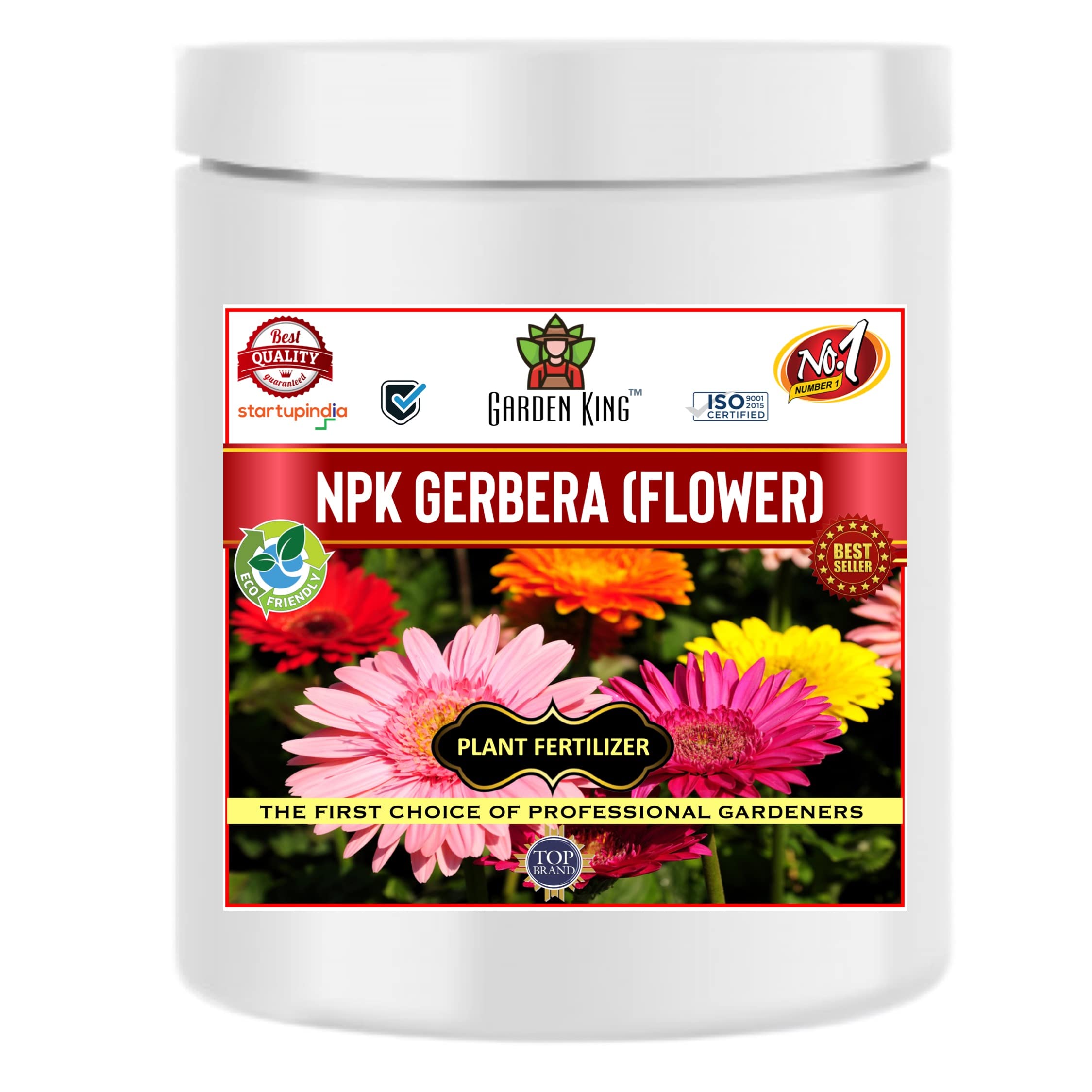 Garden King™ NPK for Gerbera Flower (200 gm), Essential NPK Fertilizer for Maximising Flowering in Gerbera plant and Bigger Flowers.