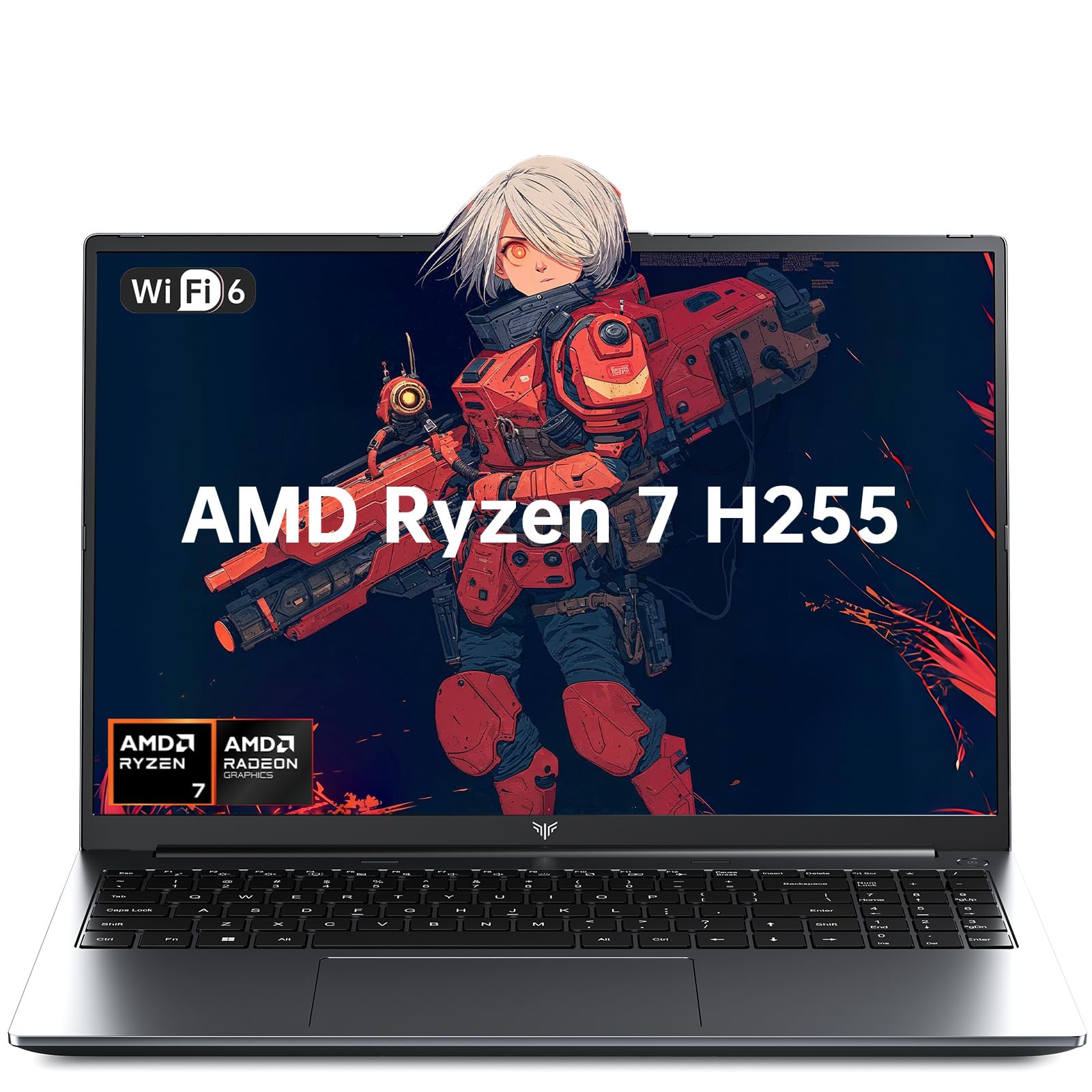 Amazon.com: MALLRACE 16Inch Gaming Laptop, AMD Ryzen 7 H255 (8C
