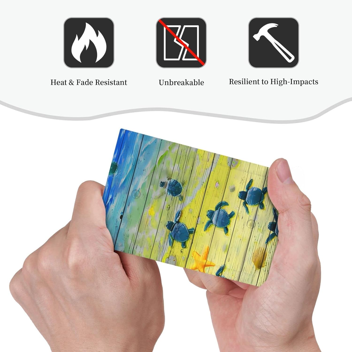 Beach Starfish Turtles 1 Gang Light Switch Cover No Decive Blank Wall Plate Decorative for Kitchen Bathroom