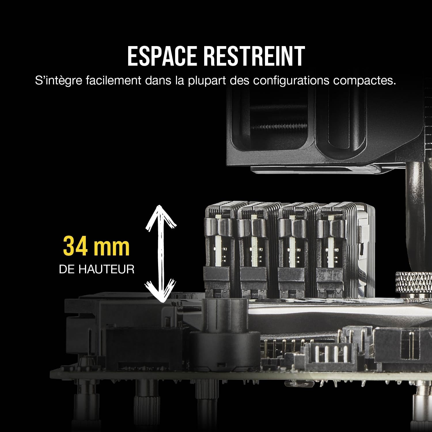 Corsair Vengeance LPX 64GB (2x32GB) DDR4 3600MHz C18 - Noire, 2 x 32 Go