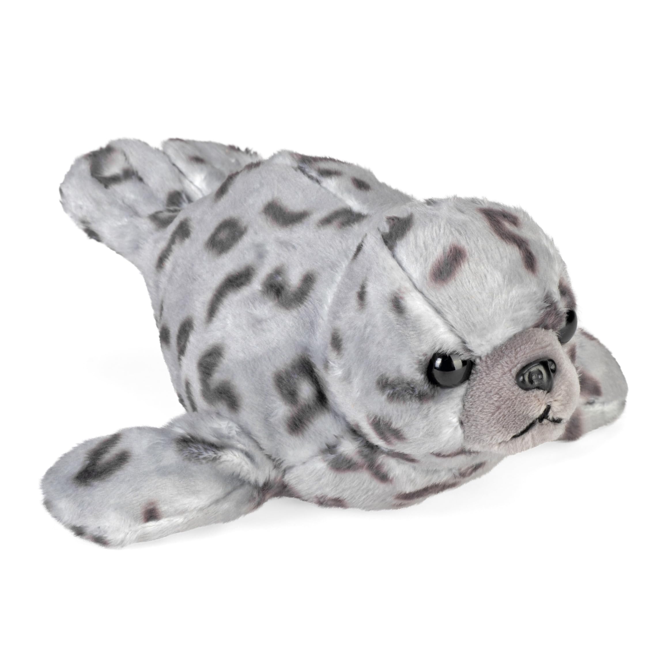 Wild Republic Pocketkins Eco Harbor Seal, Stuffed Animal, 5 Inches, Plush Toy, Made from Recycled Materials, Eco Friendly
