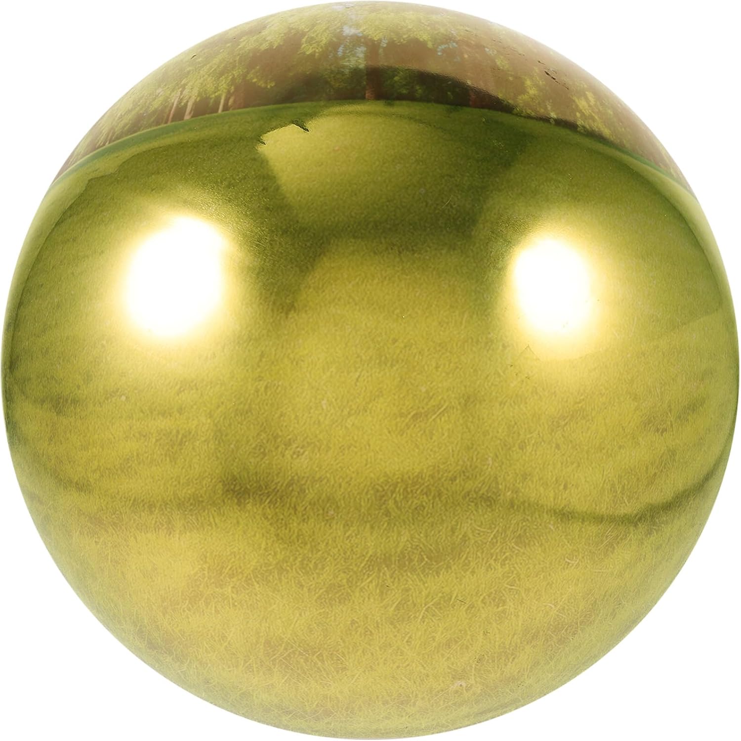 Large 250mm Metallic Gold Stainless Steel Hollow Mirror Gazing Ball for Outdoor Garden Decor Reflective Sphere Floating Decorative Sculpture
