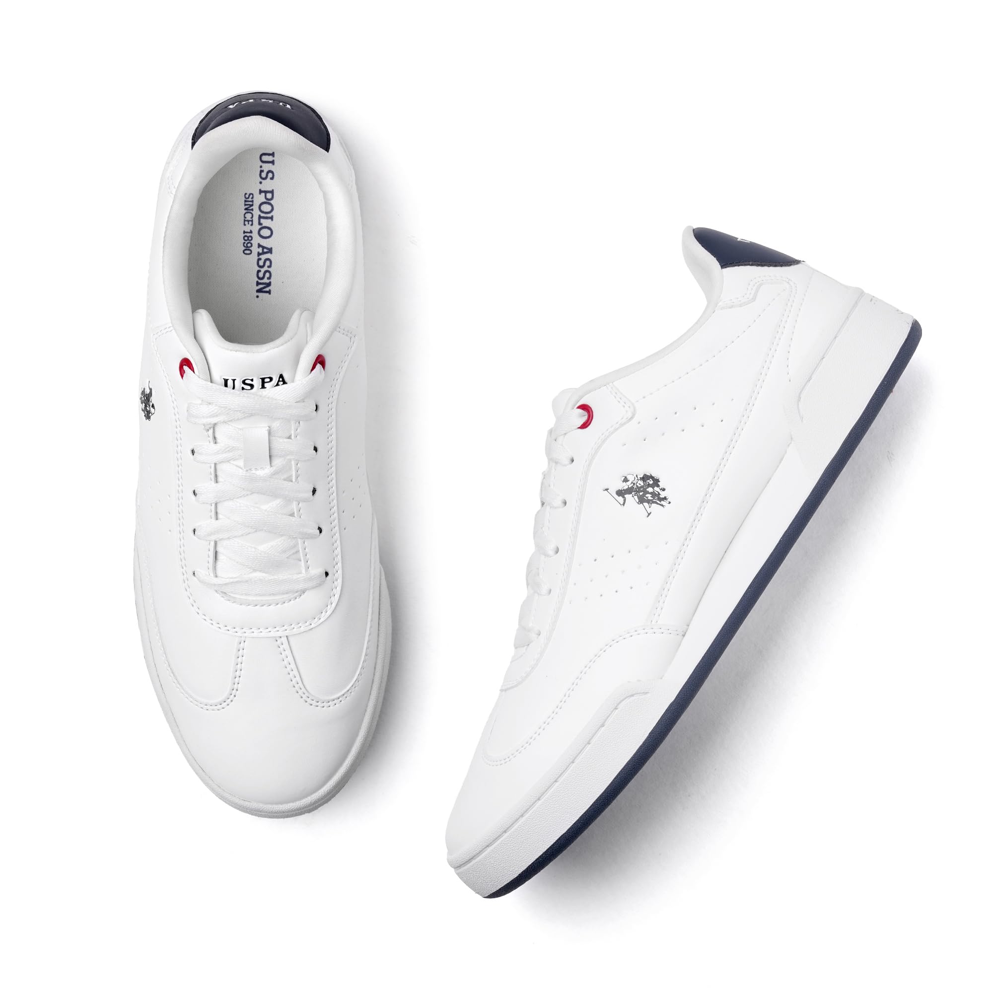 USPA|Camry|White Stylish Casual Sneaker Shoes for Man