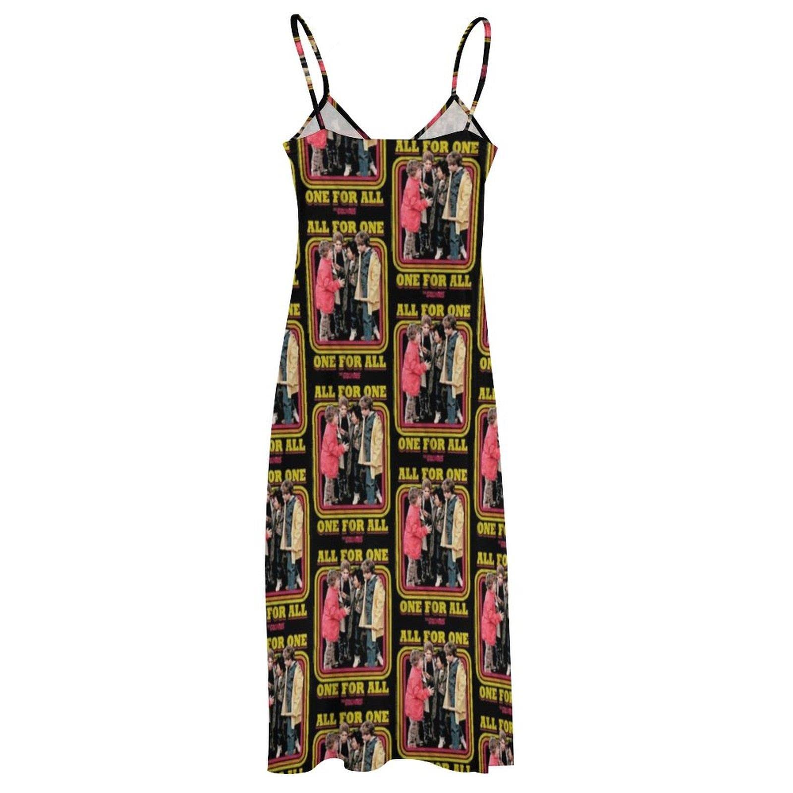 Vestito anni '80 Stampa Film Alla Moda Maxi Vestito Streetwear Boemia Abiti Lunghi Delle Donne Cinghia Elegante di Grandi Dimensioni 4XL