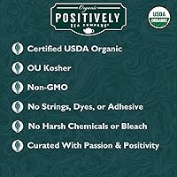 Vista 258 de Positively Tea LLC. Té orgánico de arándano, té verde, rooibos, de hojas sueltas (1 LB)