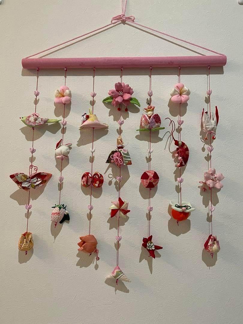 つるし雛 No.155 壁掛けタイプ・ひな祭り・桃の節句・女の子節句飾り