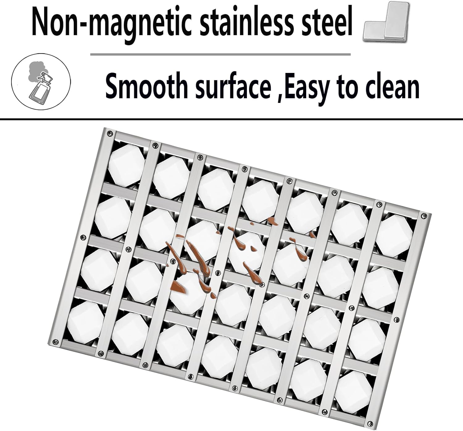 Kalomo Grill Heat Plates BBQ Grill Briquette Tray, Ceramic Briquettes Heat Shield for Twin Eagles TEBQ30G-B, TEBQ30R-B, TEBQ42G-B,TEBQ54,Pinnacle Grills TPBQ30G, TPBQ30R, TPBQ42G, TPBQ42R, TPBQ42RL-S