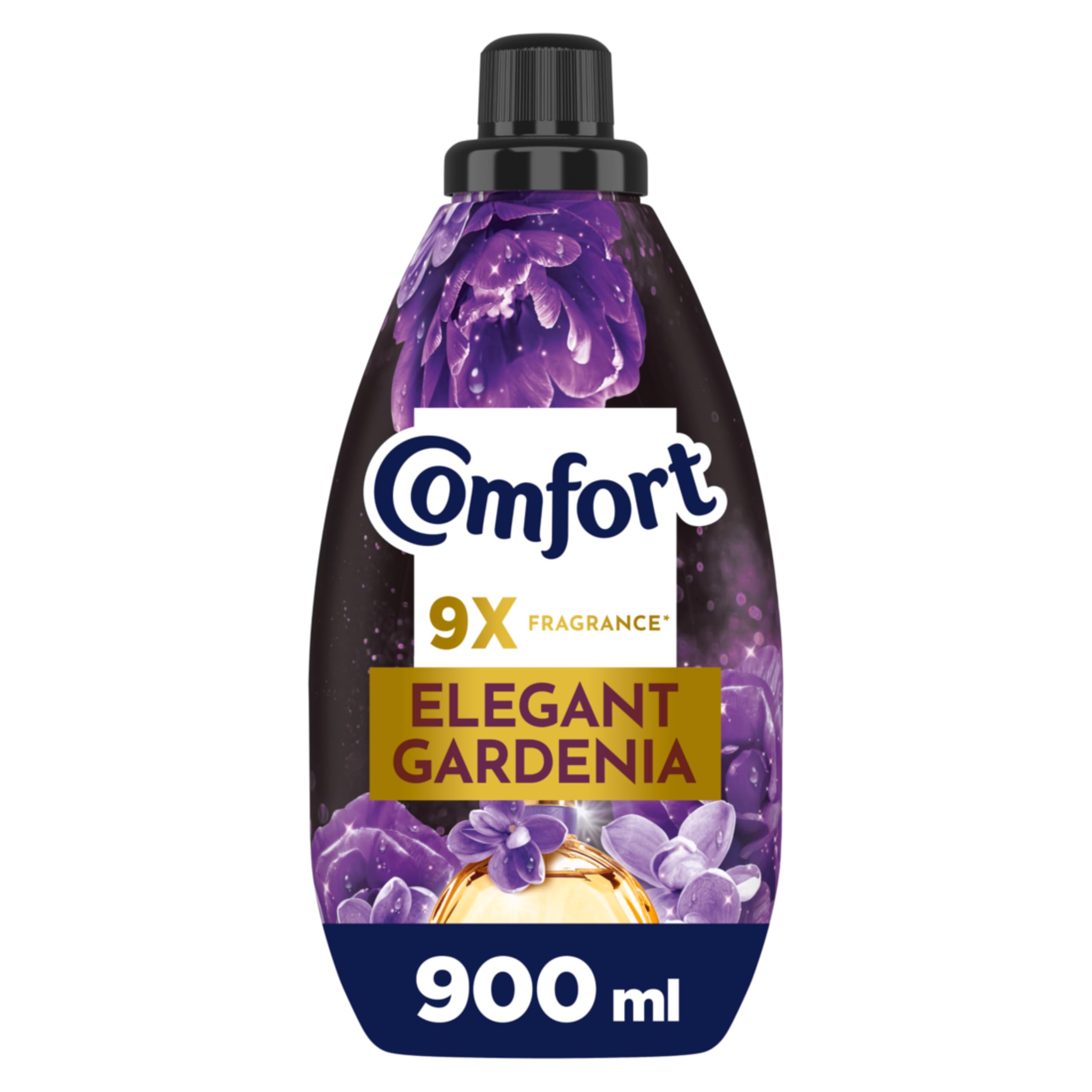 Comfort Concentrate Fabric Softener, Elegant Gardenia, 9x fragrance, 900ml,Packaging may vary