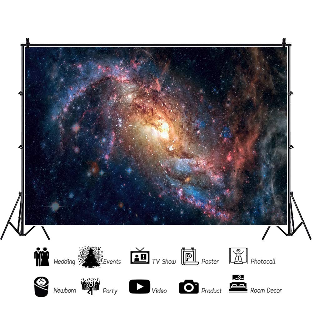 Amazon | OERJU 12x10フィート 銀河星雲 写真背景 深い宇宙