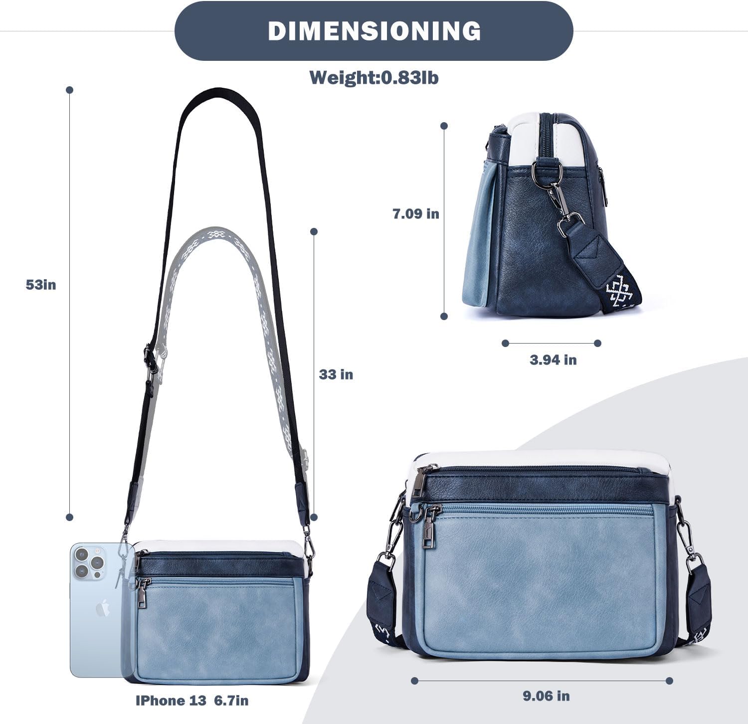 ATERITSSI Crossbody Purses for Women Trendy,Vegan Leather Crossbody Bags,Cell Phone Camera Shoulder Handbags with Card Slots