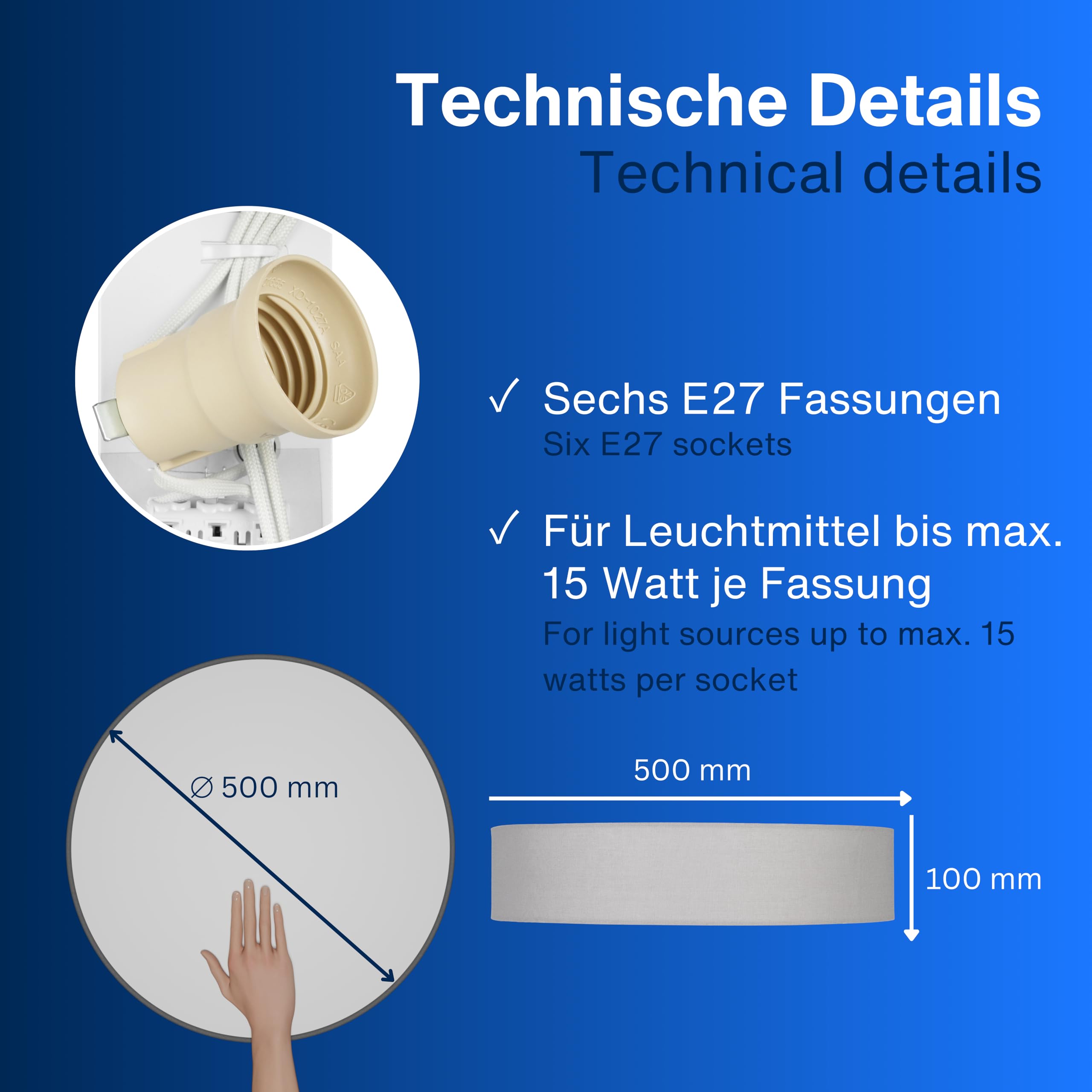 Plafonniers Led, Plafonnier Rond À Led Avec Abat-Jour En Acrylique