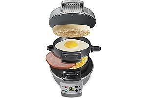 Hamilton Beach 25478 Breakfast Sandwich Maker with Timer