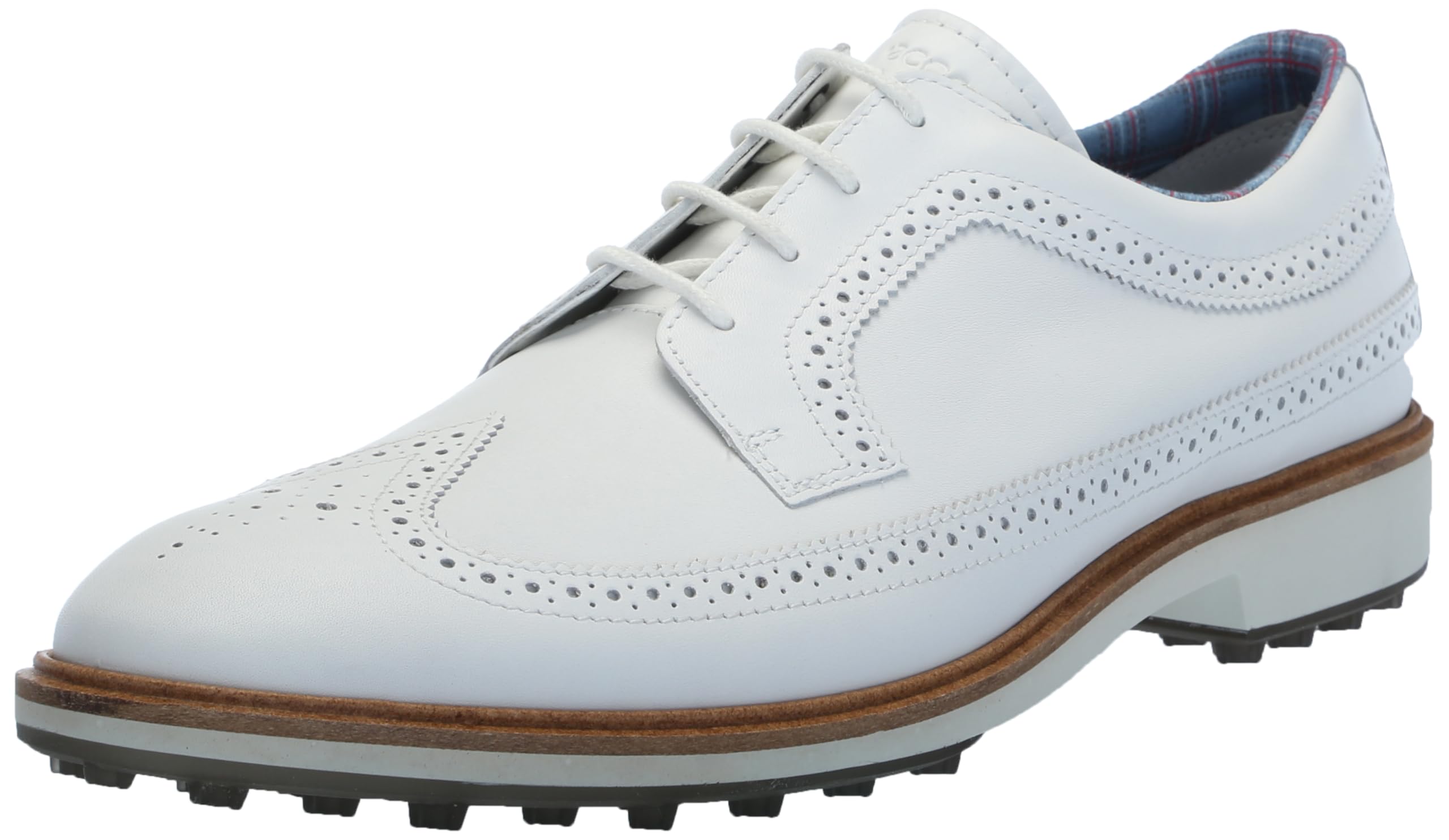 ECCO　ゴルフ　クラシック　ハイブリッド　シューズ Men's ECCO® Golf Classic Hybrid (Kiltie Edition) Leather Golf Shoe