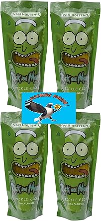 Van Holten's Pickles - Rick & Morty Pickle Rick 4 Count - Character