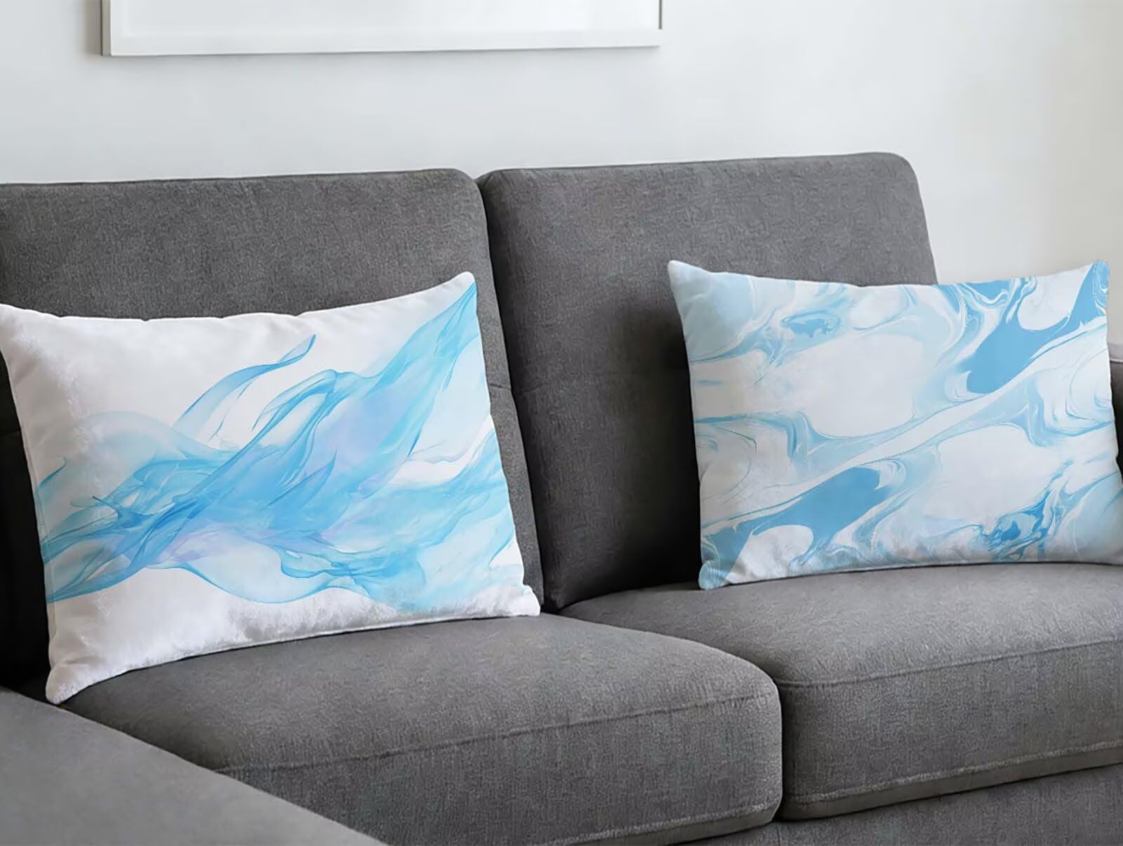 Housse de coussin blanc 50x70 pour decoration maison salon et canape confortable