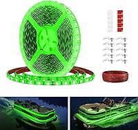 Vista 14 de Tiras de luz LED para pontón, luces LED marinas impermeables de 12V 5M/16.4FT para interior de barco, luz de cubierta de barco para pesca nocturna