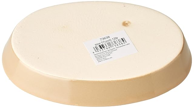 Foto 3 de 3 de Nobby - Cuenco de cerámica ovalado para gatos, color marrón claro / beige, 17 x 11 x 2,5 cm