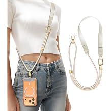 Crossbody Phone Lanyard with Phone Tabs, Skin-Friendly Neckband