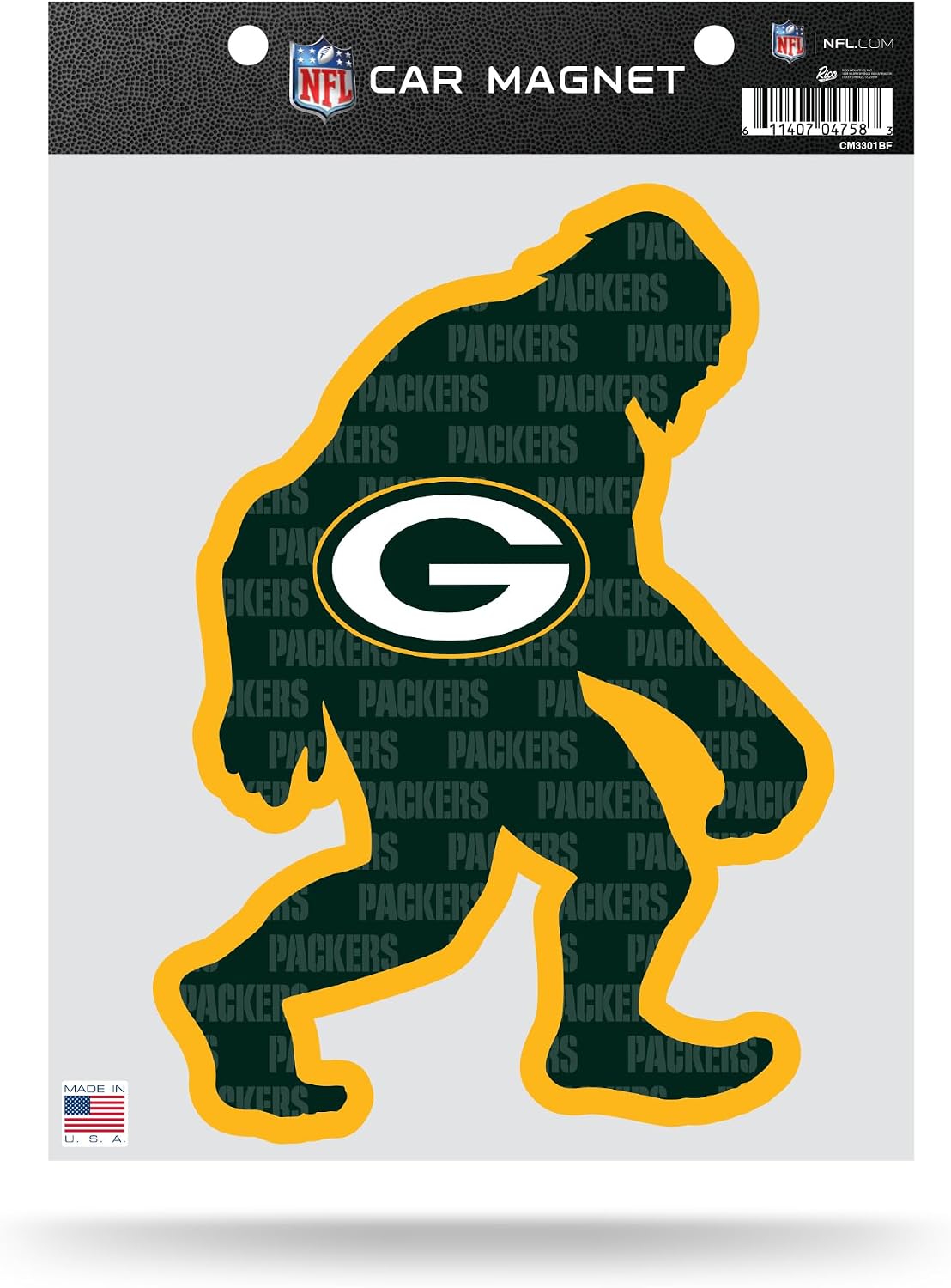 Rico Industries NFL Football Bigfoot Badge Magnet - for Car, Fridge