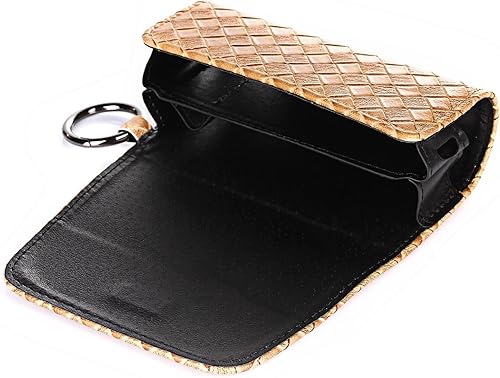 Miniatura 5 de EPMANN Flip Bag Double Book Leather Wallet Leather Bag with Loop Fit for Iqos 30 Accessories DVD Storage case Color  B