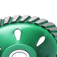 Vista 5 de Rueda de copa de molienda de diamante de 4 pulgadas, mortero de hormigón, granito, piedra de mármol, mampostería para amoladora angular, Turbo