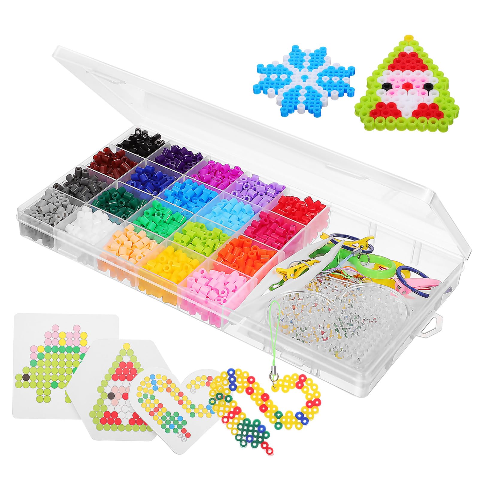 OSALADI 1 Set Fuse Beads Kit Bead Craft Supplies for Creative Play Encourages Imagination and Crafting Fun Present