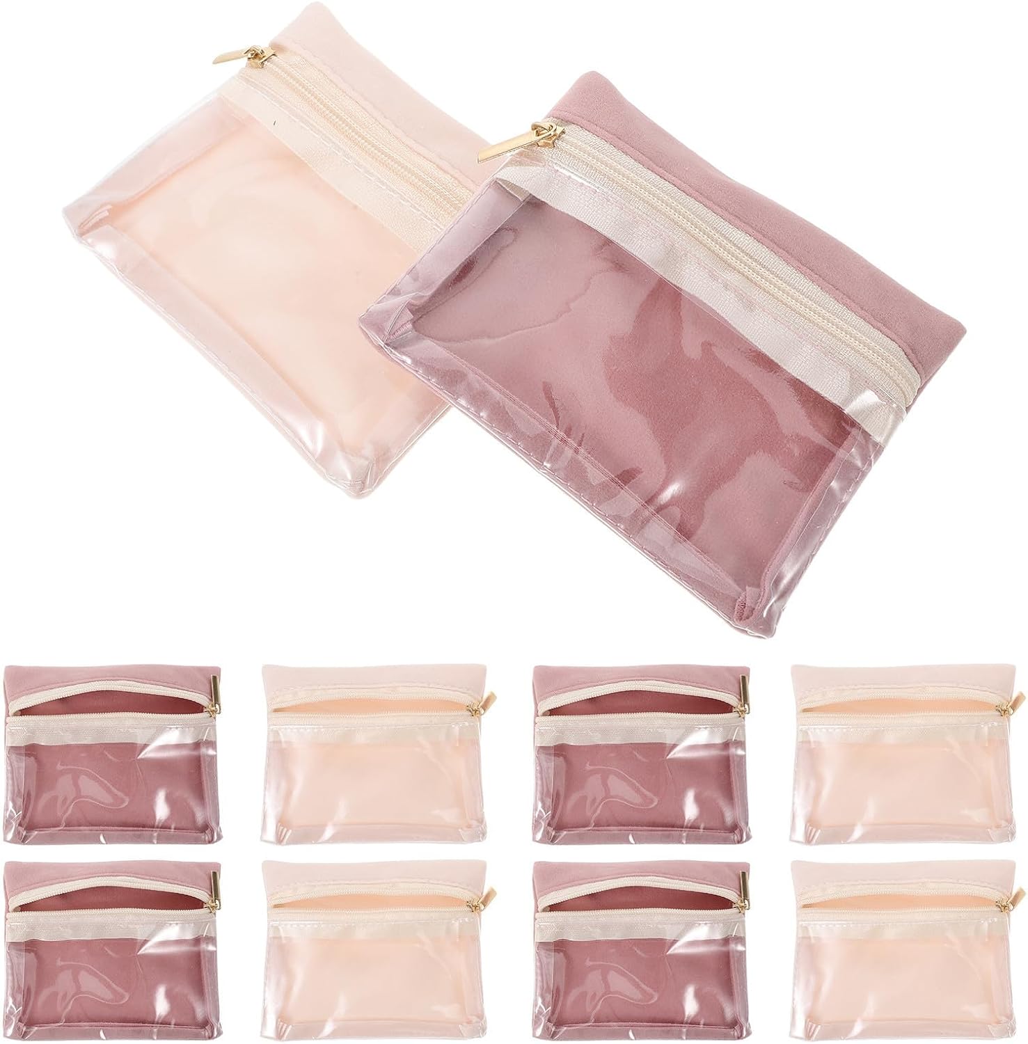 10pcs Mini Velvet Pendant Storage Bag 3x4 Inches Portable Pouch