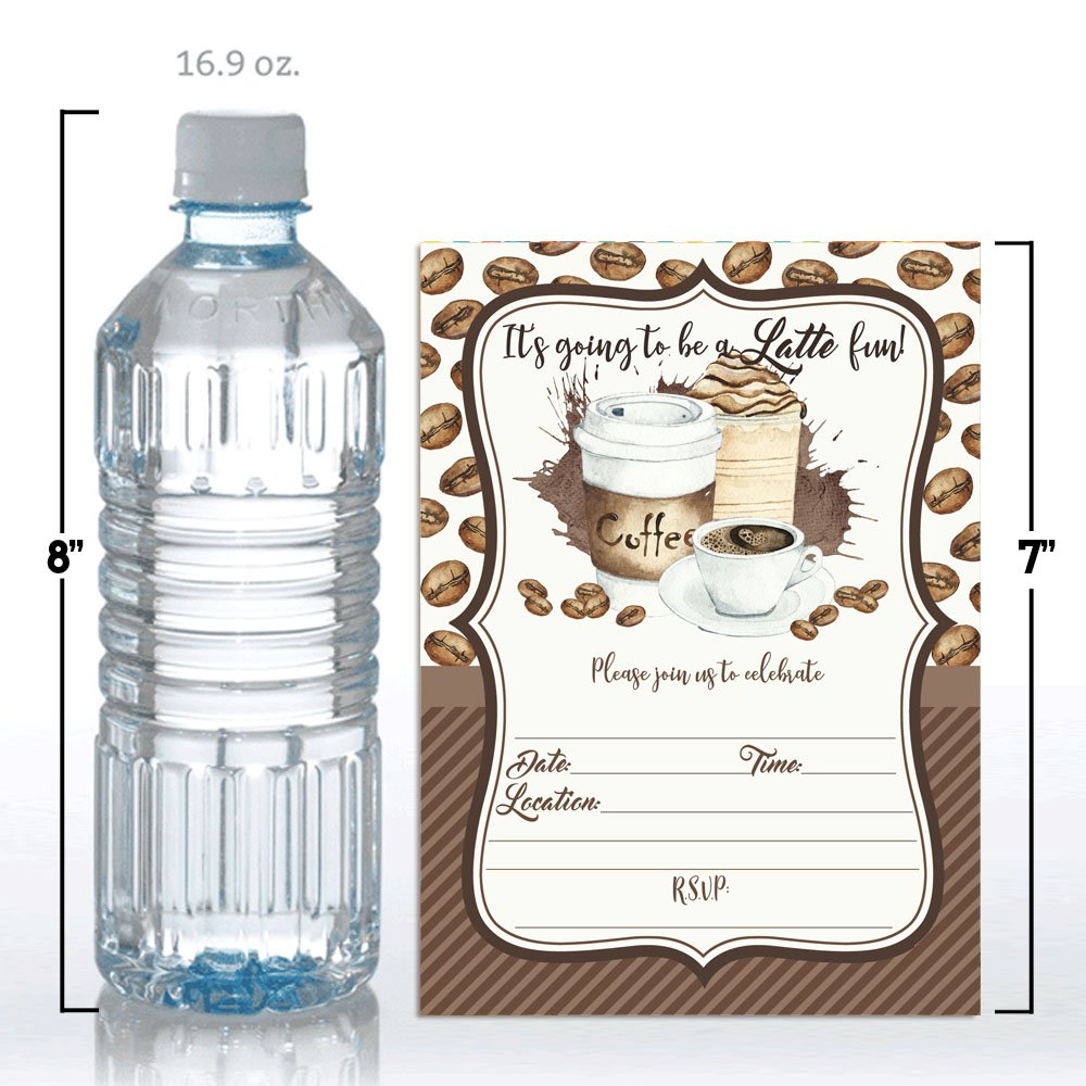 Geburtstagseinladungen Für Mädchen – Blumendesign, Goldfarben, 12,7x17,8 Cm, Inkl. 10 Weiße Umschläge