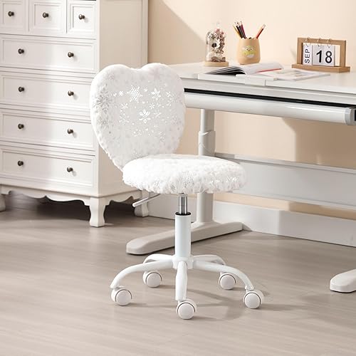 Miniatura 2 de DM Furniture Silla de escritorio con diseño de mariposa para niños, silla de estudio para niñas, estudiantes, silla de computadora, silla de oficina