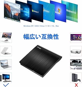Amazon.co.jp: Cocopa USB 3.0外付け DVD ドライブ DVD プレイヤー