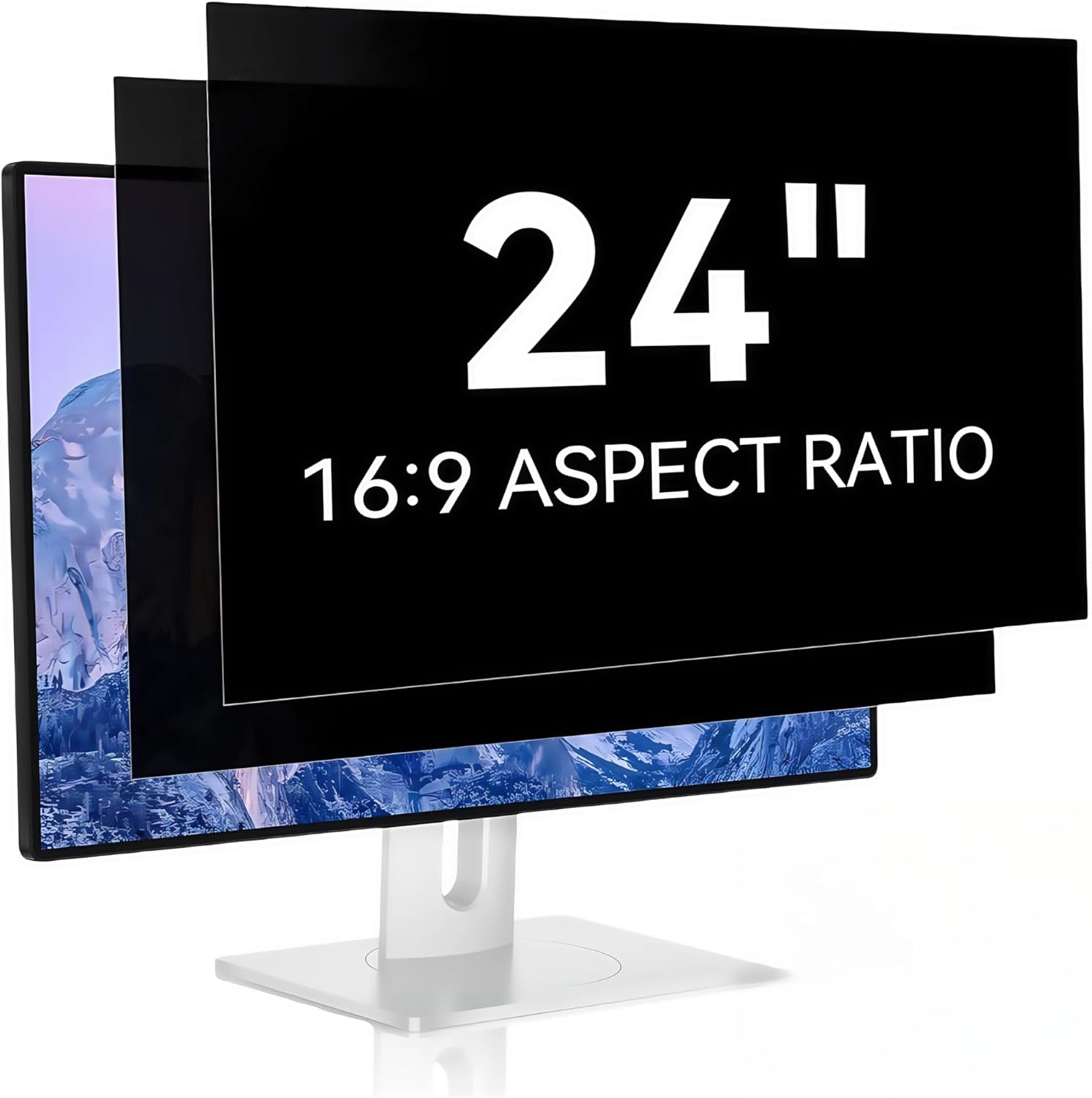 24 Inch Screen for Monitor 2 Pack, Computer Screen 24 Inch Anti - Glare & Blue Light Blocking for 16:9 Wide S Creens