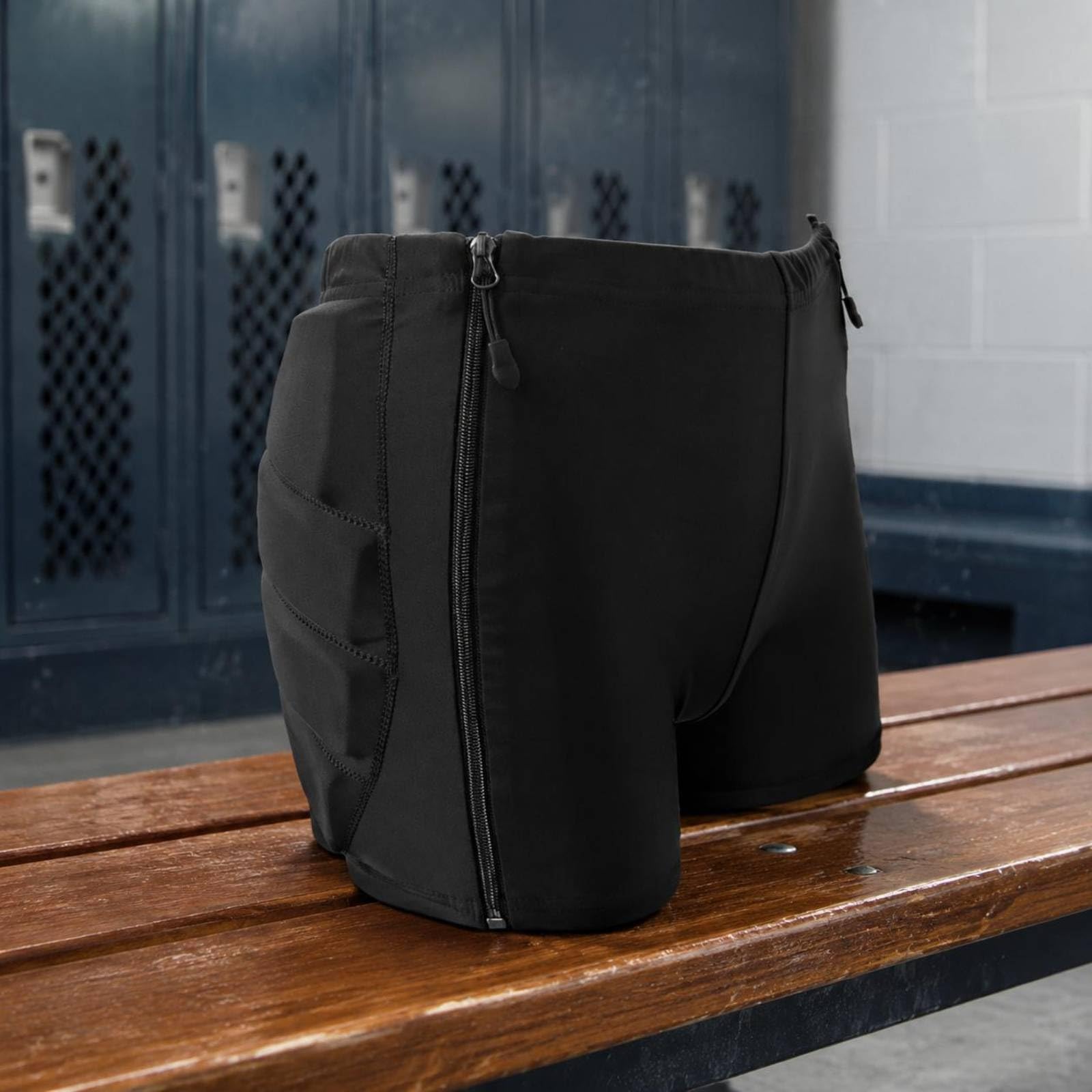 harayaa Pantaloni Protettivi Bambini da Skate con Assorbente Integrato con Chiusura Frontale E Cerniere Laterali per Cadute