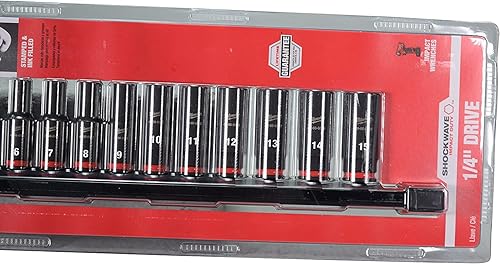 Miniatura 2 de Milwaukee Eléctrica - Juego de llaves métricas DP 6-PT Shockwave IMP de 14 piezas