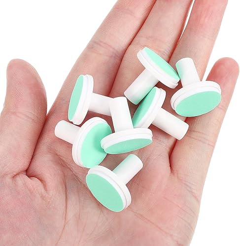 Miniatura 7 de Juego de 24 almohadillas de repuesto para recortadora de uñas eléctrica para bebés, cabezales de lima de uñas seguros para bebés, niños pequeños