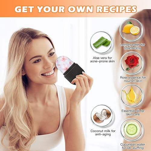 Vista 6 de IMEASY Rodillo de hielo para cara y ojos, rodillo facial de hielo mejorado, rodillo de hielo de belleza facial, herramientas para el cuidado