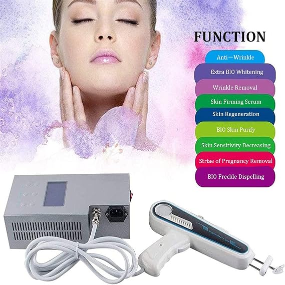 Mesotherapy Gun - Mesogun Injector, Mesogun, Moisture Atomisation Gun, Skin Rejuvenation Machine Vanadium Titanium Beauty Tool for Skin Rejuvenation,Wrinkle Removal, Body Slimming