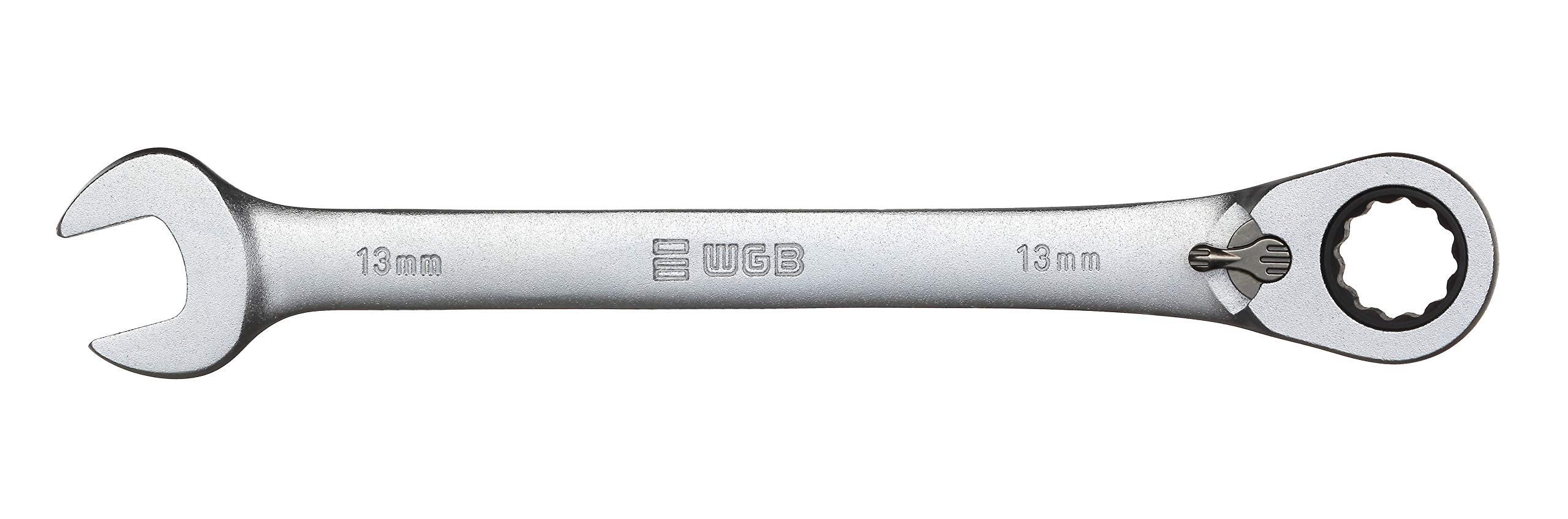 Klucz płasko-oczkowy z grzechotką | CrV | 72 zęby | nr 237 | 36 mm | WGB
