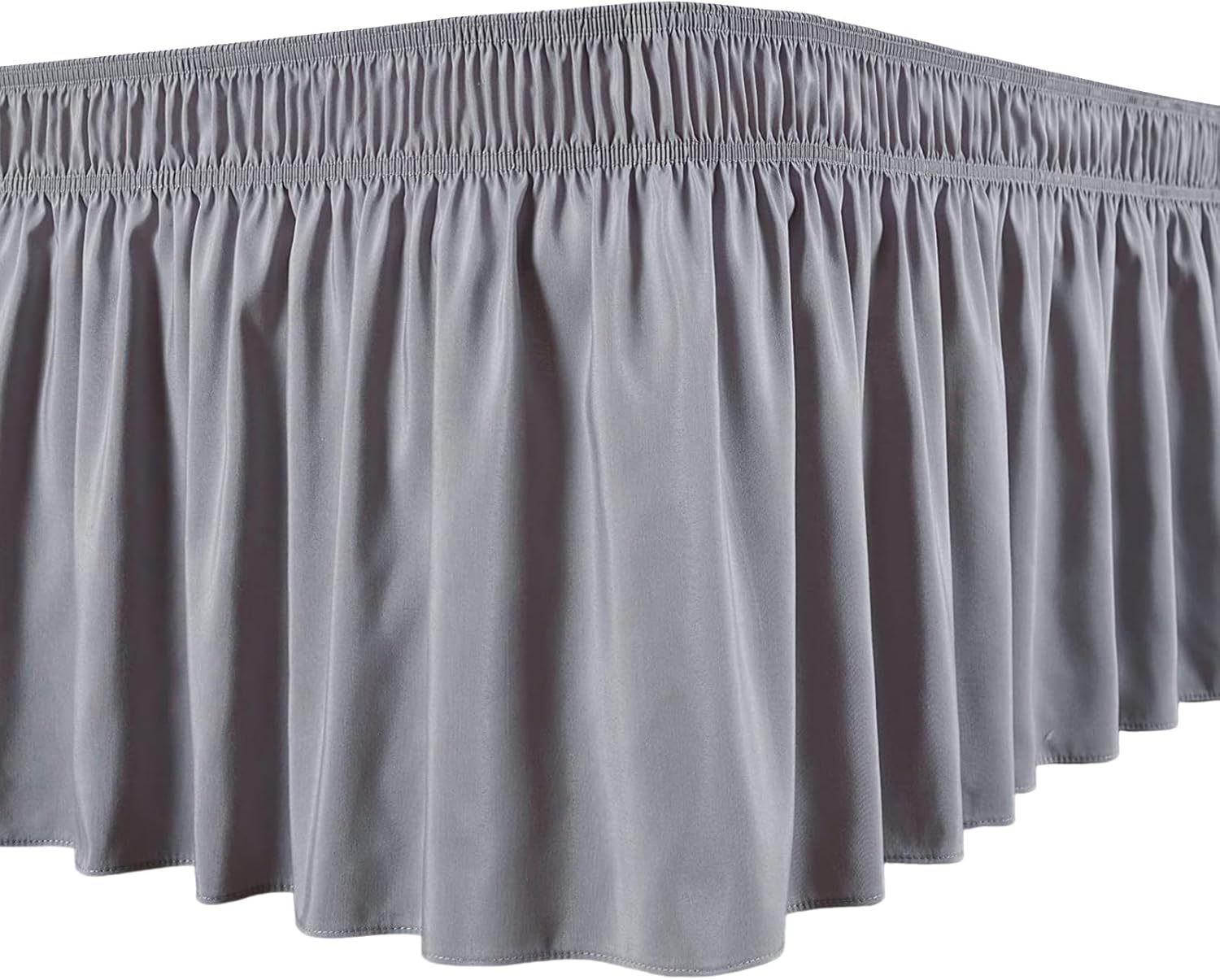 Hatleues No Fading Bed Skirt with Ruffles Silky Luxurious