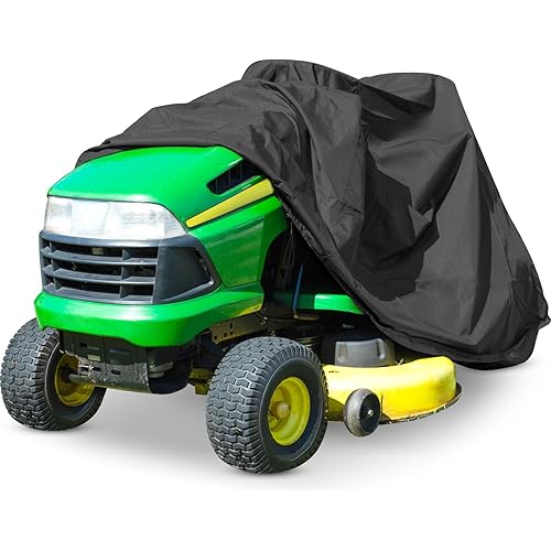 Riding Lawn Mower Cover,Fits up to 54" Decks , Extreme Waterproof Protection and Reflective Strip