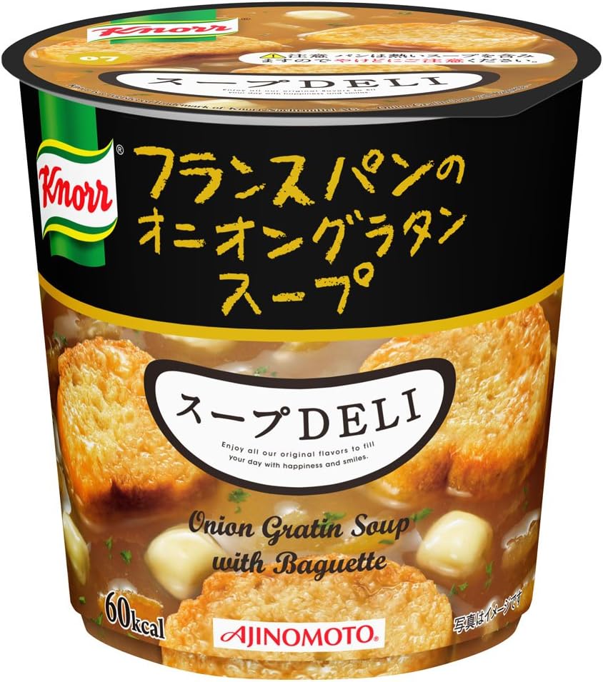 Ajinomoto Japan Food Knorr soup DELI onion gratin soup 15.7g ¡Á 6 pieces of French bread