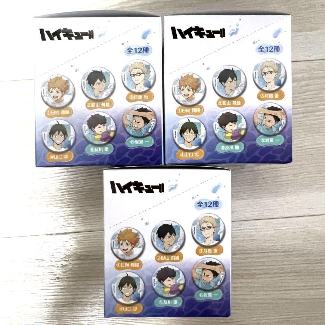 ハイキュー！！水遊び　キャラバッジコレクション　缶バッジ　3BOX 未開封 ハイキュー！！水遊び キャラバッジコレクション 缶バッジ 3BOX