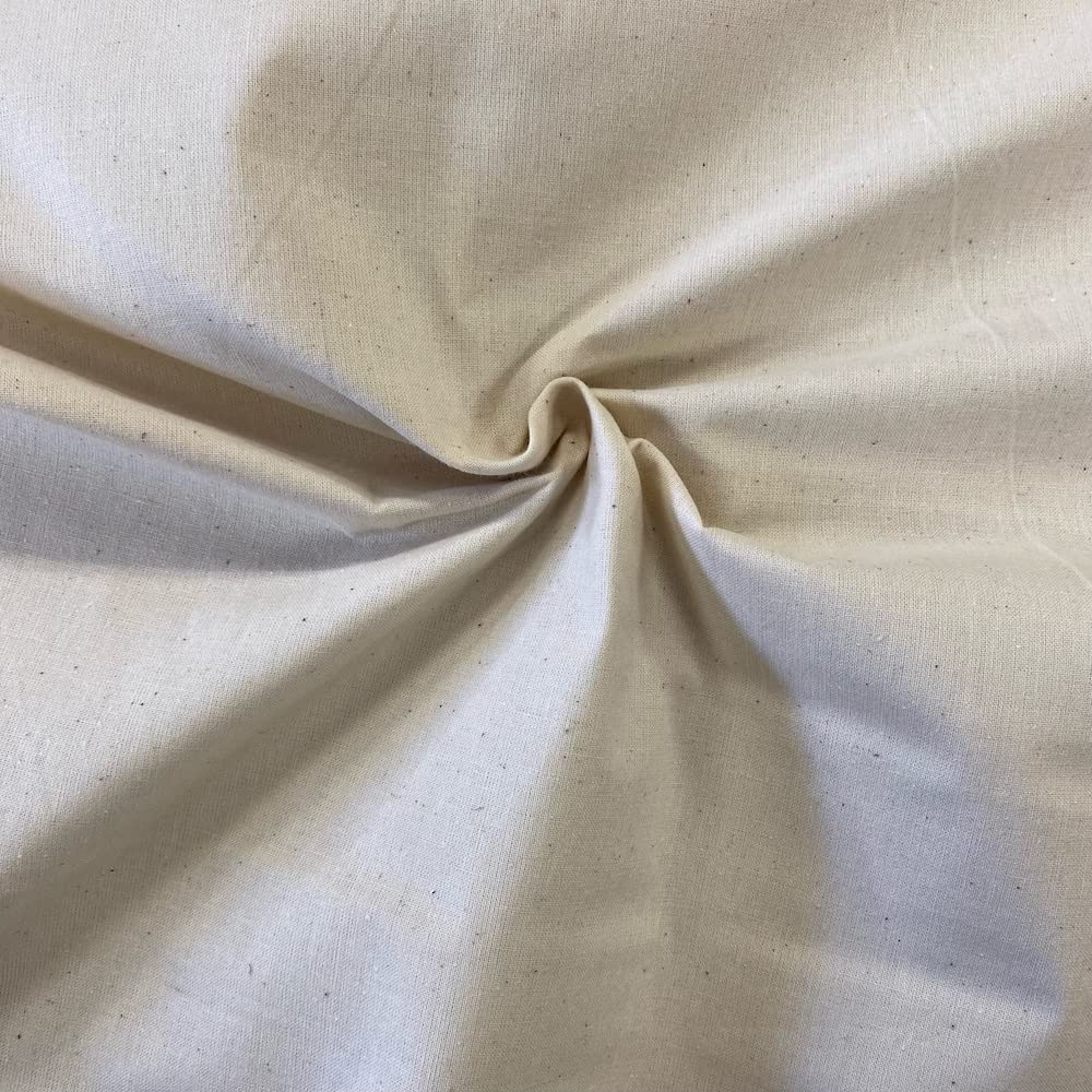 Light Weight Calico Fabric - 100% Cotton, 60” Wide - Sold by The Metre - 10 Metre Length
