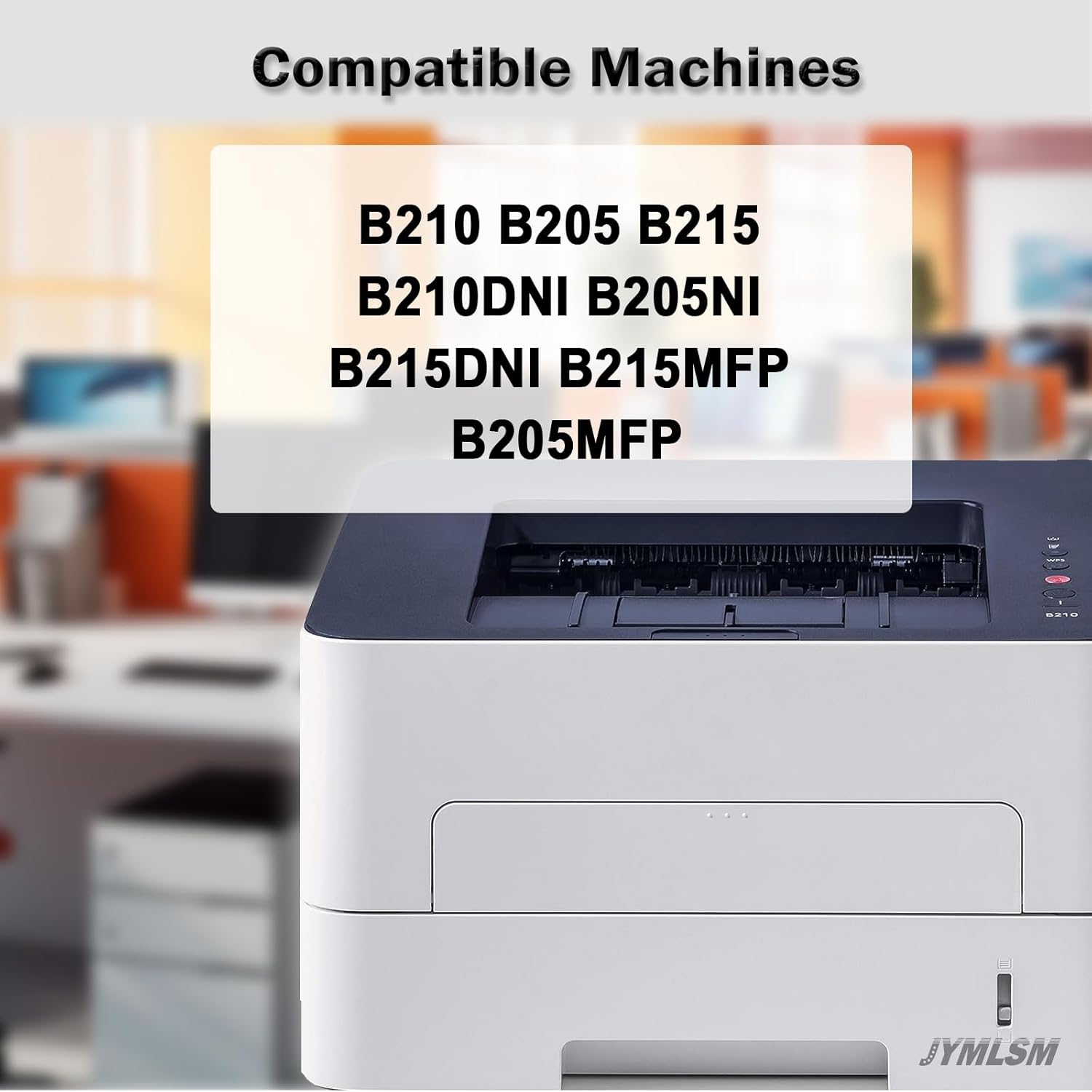 2-Pack B210 Toner Cartridge Compatible B205/ B210/ B215 Toner Cartridge 2-Pack, Replacement for Xerox 106R04347 106R04346 Works for B205NI B210DNI B215DNI Printer, High Yield 3,000 Pages