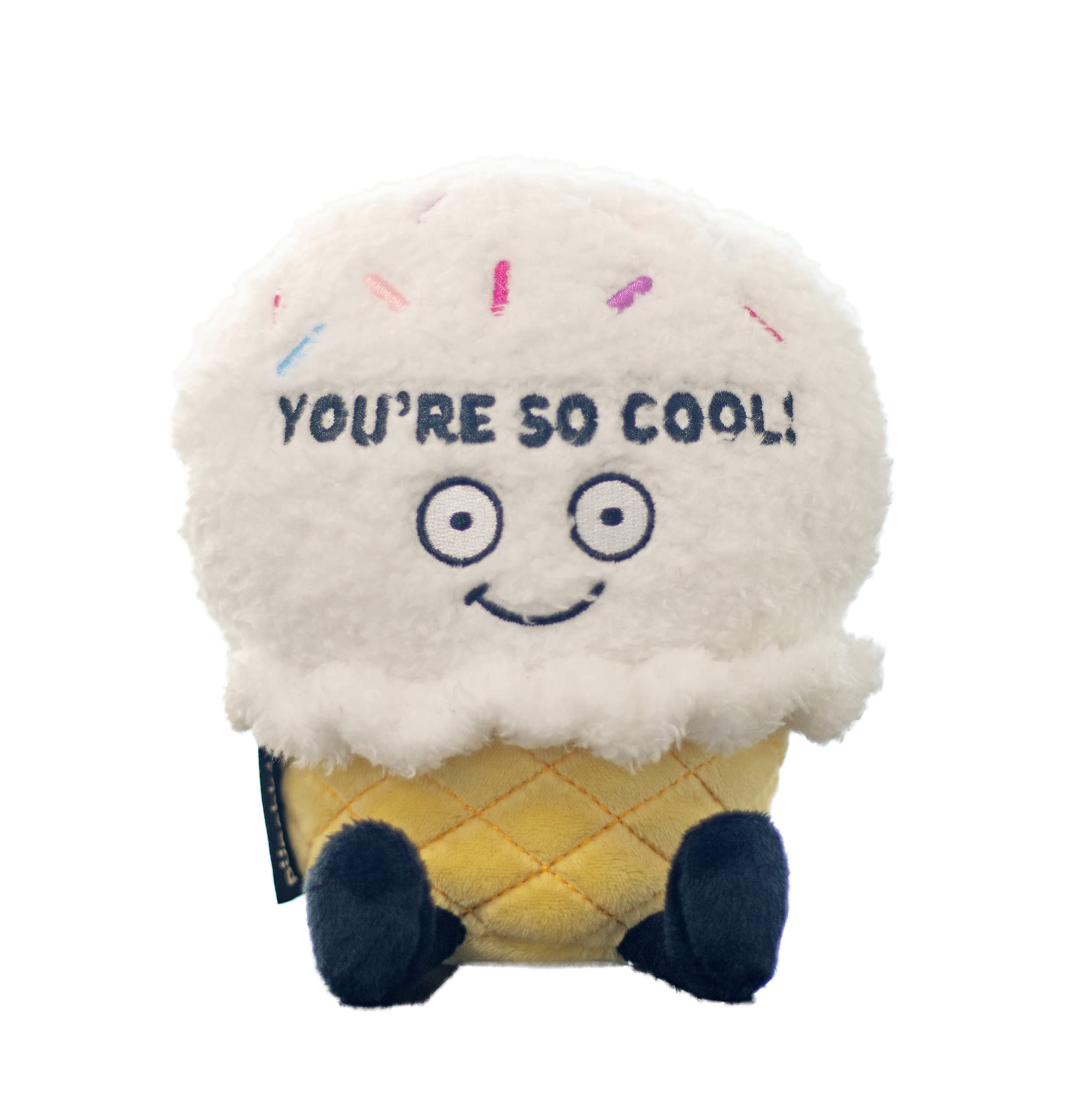 Punchkins Cute Plushie - Meme Plush, Sassy & Funny Food Plush Toy for Gifting (You're So Cool)