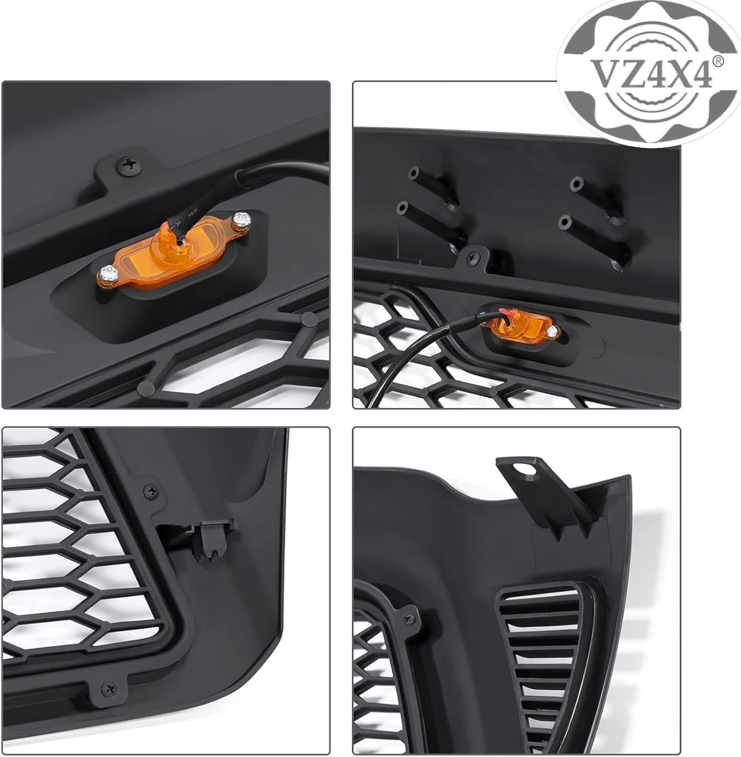 Grille Mesh Front Grill Compatible with The Following Models:Toyota Tacoma 2005 2006 2007 2008 2009 2010 2011 (Matte Black)