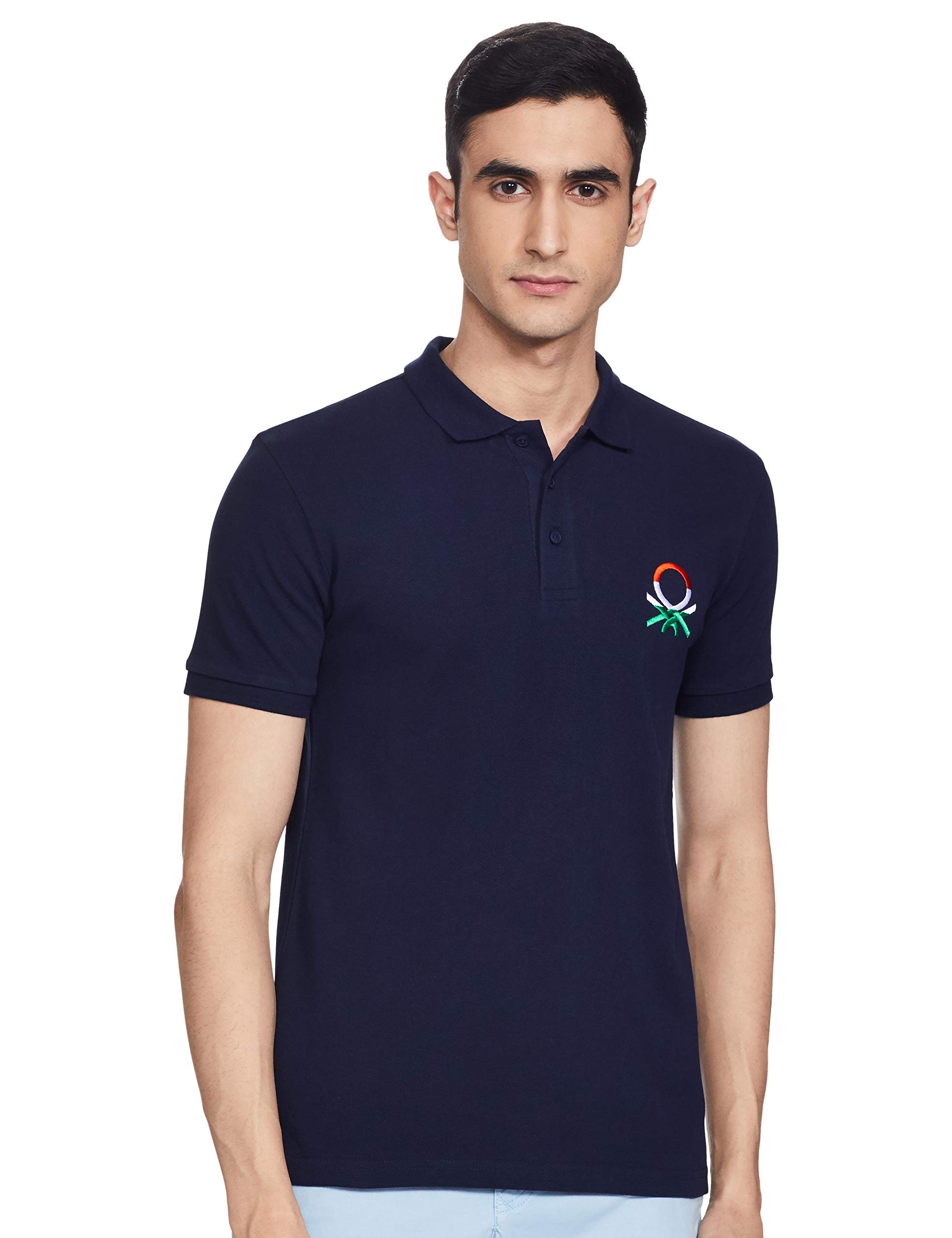 United Colors of Benetton Men's Cotton Slim Fit Polo T-Shirt
